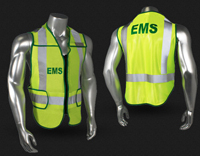 5 Point Zip-N-Rip Breakaway ANSI 2007 Vest - EMS